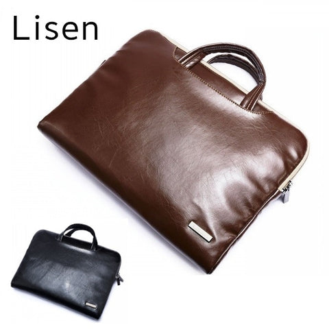 2019 New Brand Lisen Leather Handbag Bag For Laptop ,15.6 inch
