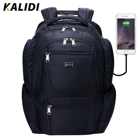 Waterproof Travel Backpack USB Charge and Headphone Interface  17inch