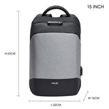 Waterproof w/ USB Charger Backpack 15.6inch